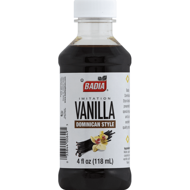 Badia Vanilla, Imitation, Dominican Style (4 oz) - Instacart