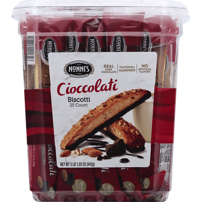 Nonnis Biscotti, Cioccolati (25 each) from Costco Instacart
