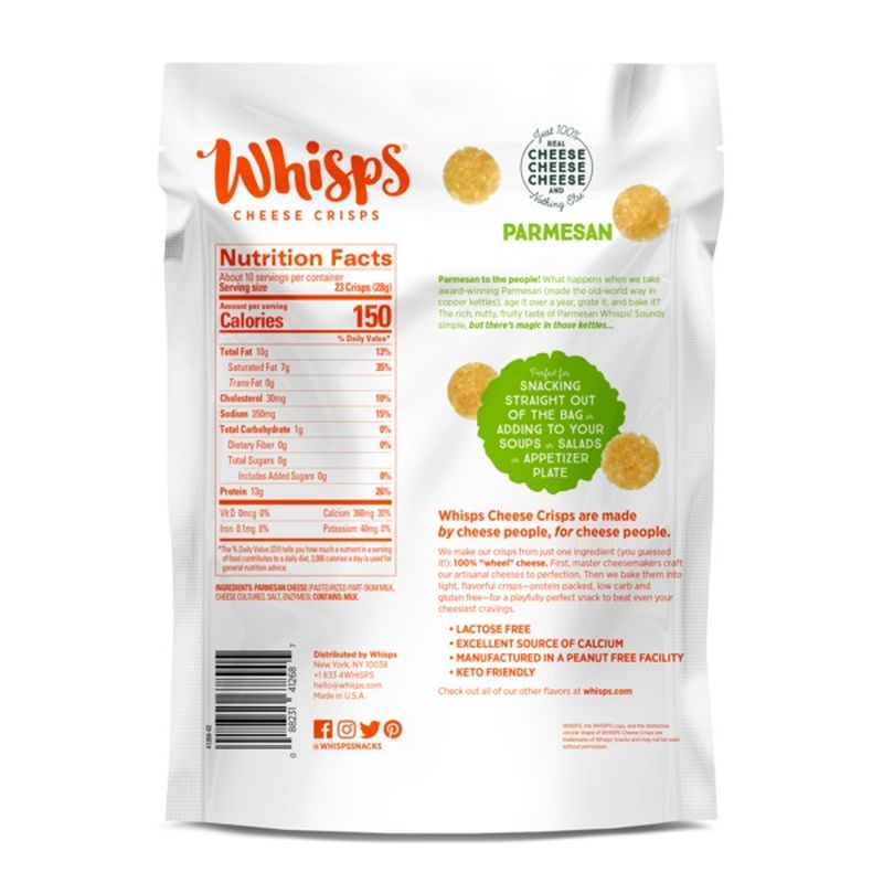 Whisps Parmesan Cheese Crisps (9.5 oz) from Costco Instacart