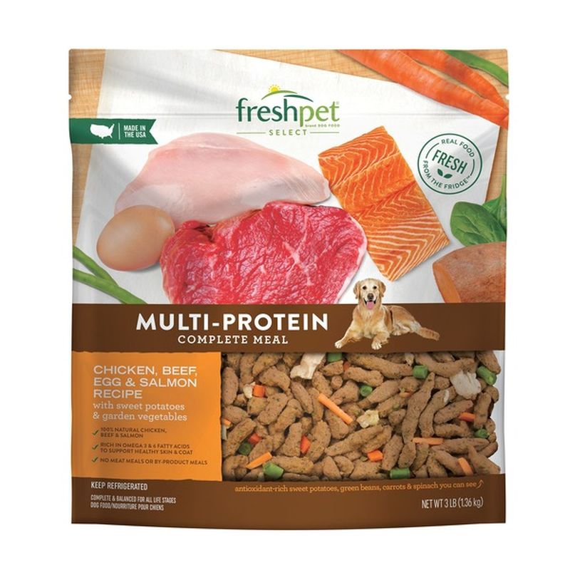 Freshpet MultiProtein Chicken, Beef, Egg & Salmon Recipe (3 lb) from