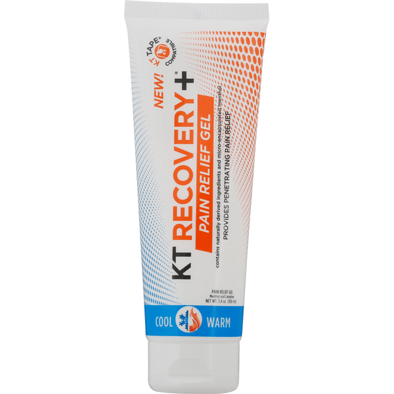 KT Recovery+ Pain Relief Gel (3.4 oz) Instacart