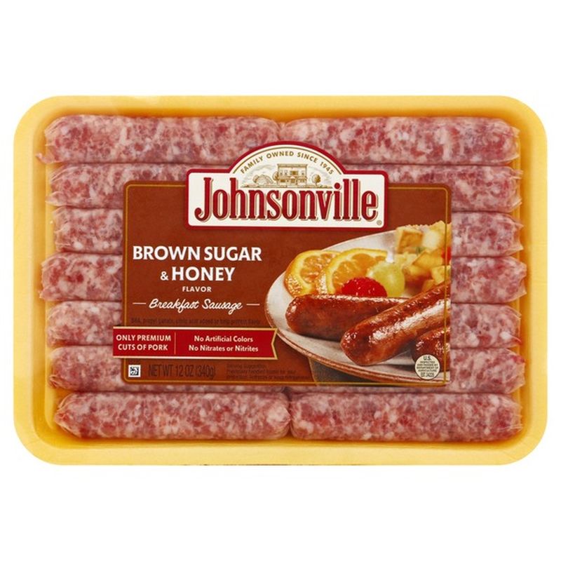 Johnsonville Breakfast Sausage Brown Sugar & Honey Flavor (12 oz) Instacart