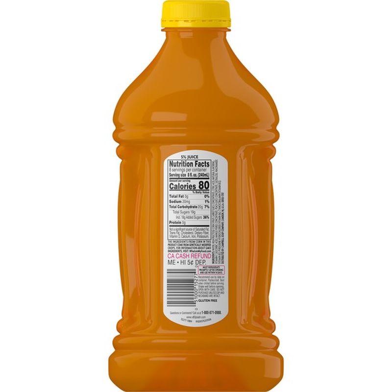 V8® Juice Drink, Mango Peach (64 fl oz) from Wegmans - Instacart