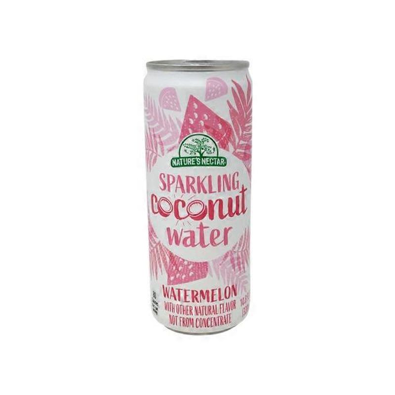 Nature's Nectar Watermelon Sparkling Coconut Water (10.8 fl oz) Instacart