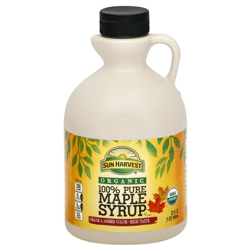 Sun Harvest Maple Syrup, 100 Pure, Organic (32 oz) from Smart & Final