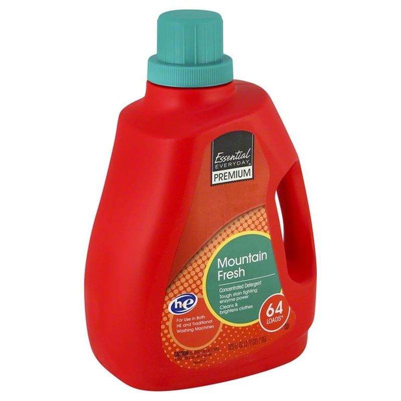 Essential Everyday Detergent, Concentrated, Mountain Fresh (100 oz