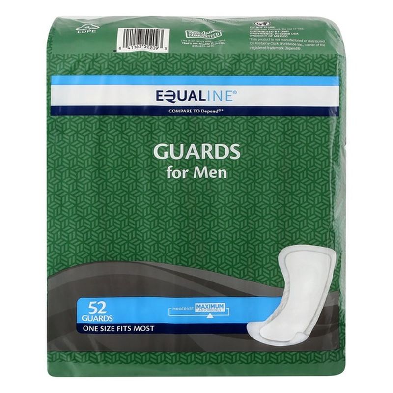 Equaline Guards, for Men, Moderate, Maximum Absorbency (52 each