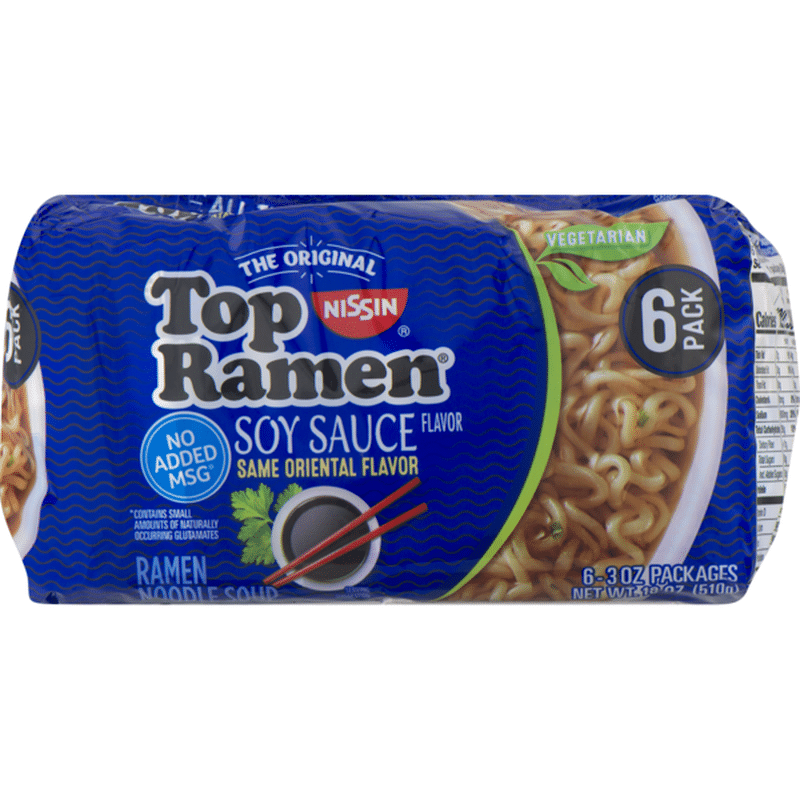 Top Ramen Noodle Soup Soy Sauce 3 Oz Instacart