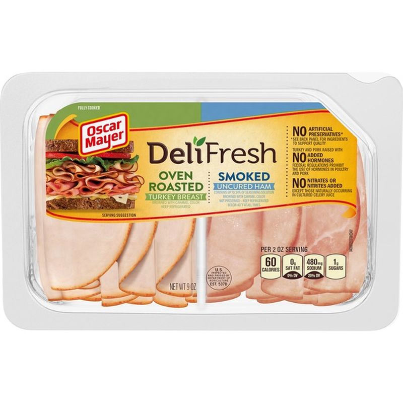 Oscar Mayer Delifresh Combos Turkey Breast and Ham