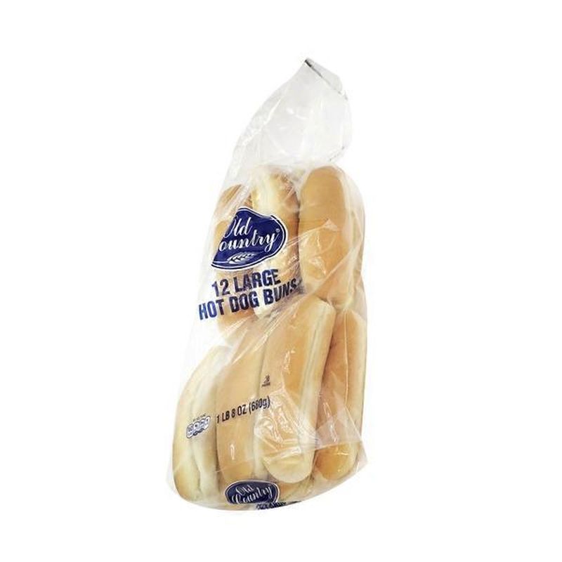 Old Country Large Hot Dog Buns (12 ct) - Instacart