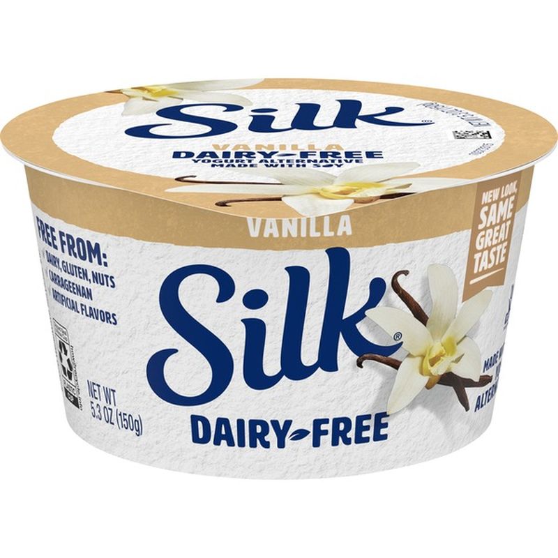 Silk Vanilla Soymilk Yogurt Alternative (5.3 oz) from Stater Bros