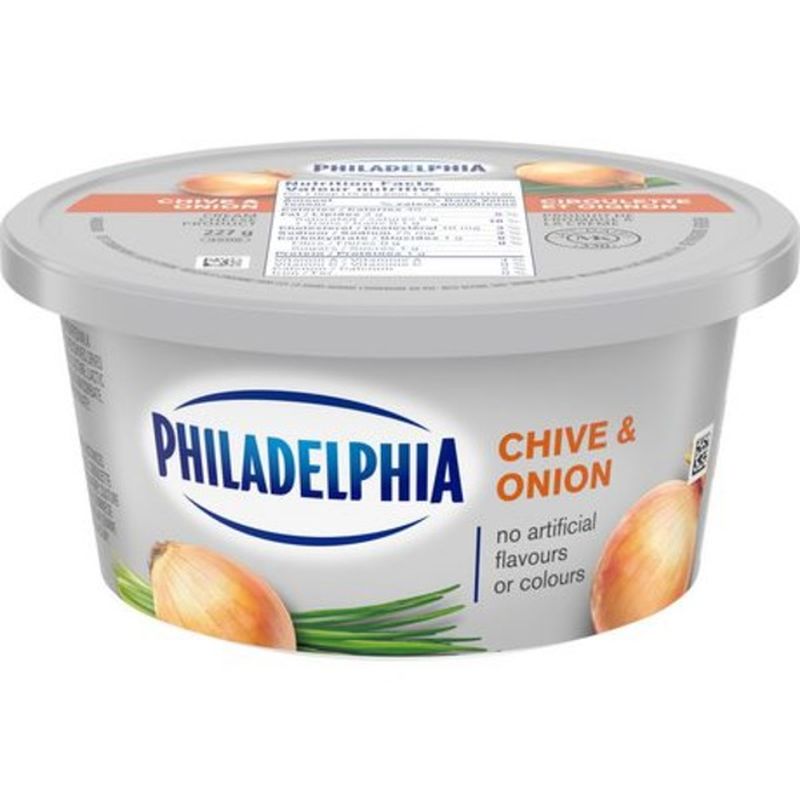 Philadelphia Soft Chives Onion Cream Cheese G Instacart
