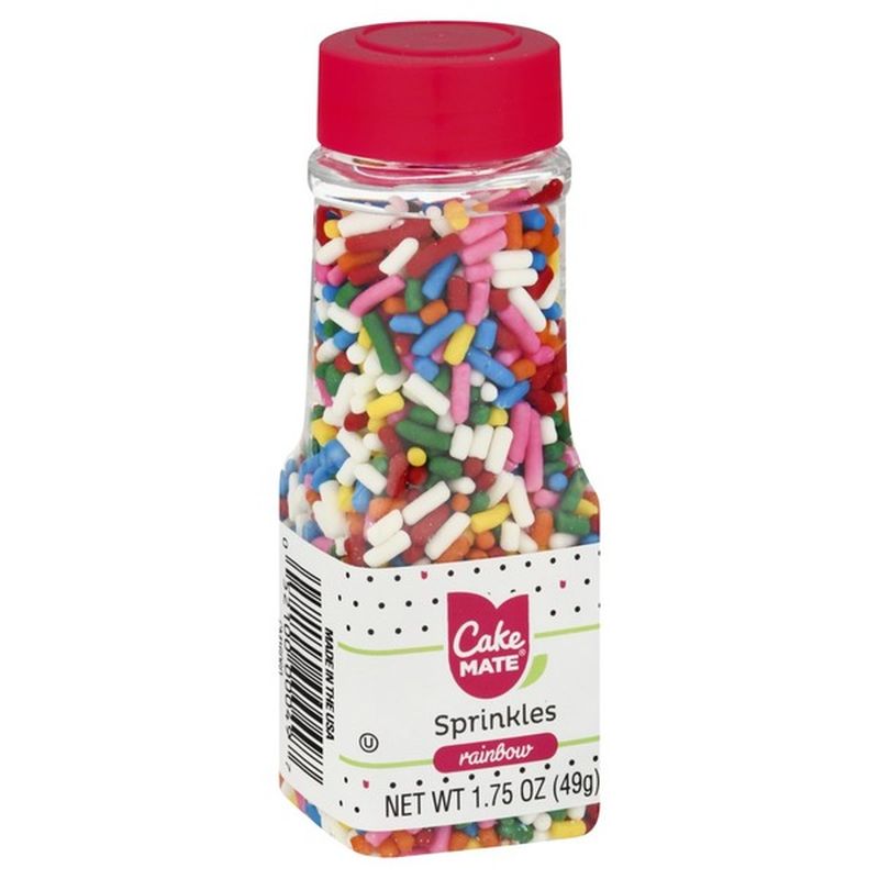 Cake Mate Sprinkles, Rainbow (1.75 oz) Instacart