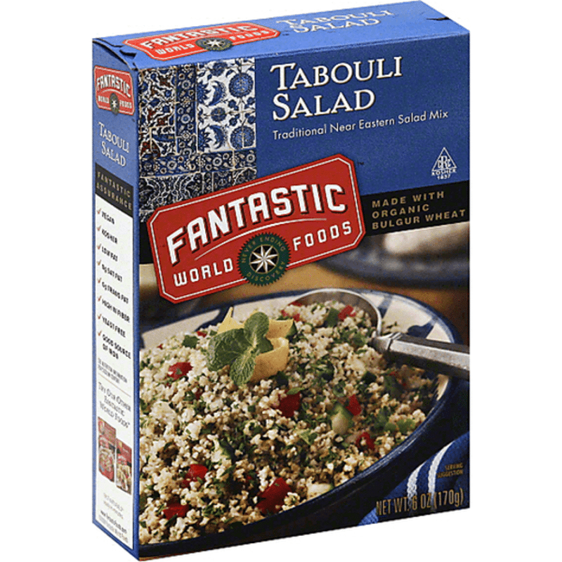 Fantastic World Foods Tabouli Salad Mix with Organic Bulgur Wheat (6 oz
