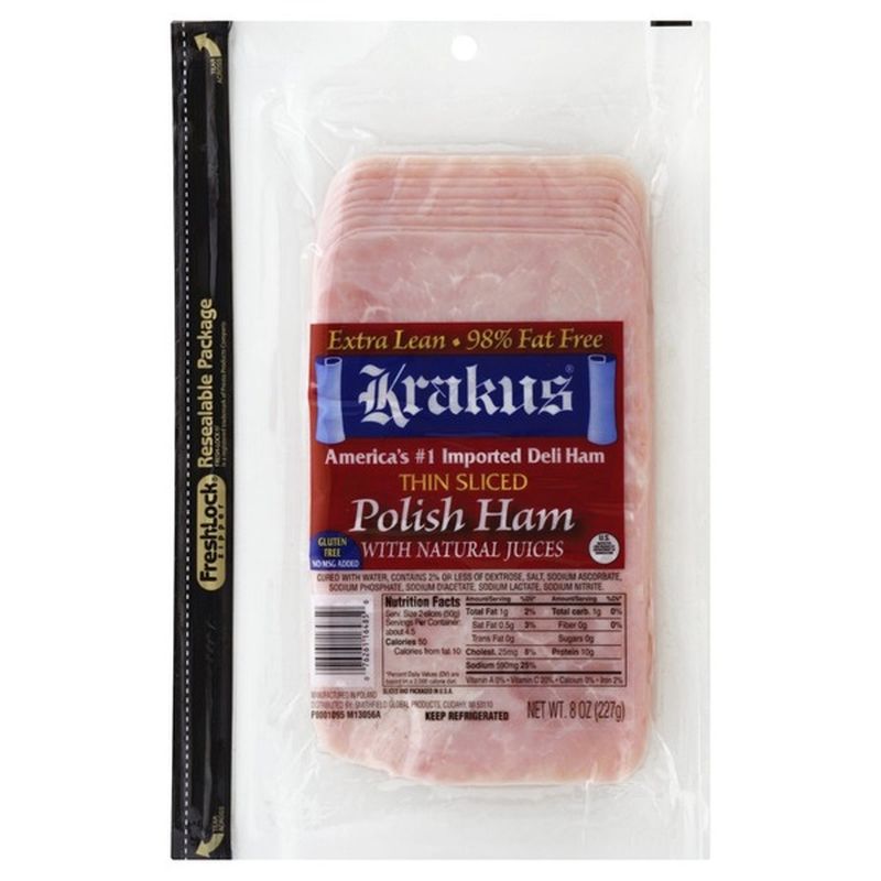 Krakus Ham, Polish, Thin Sliced (8 oz) Instacart