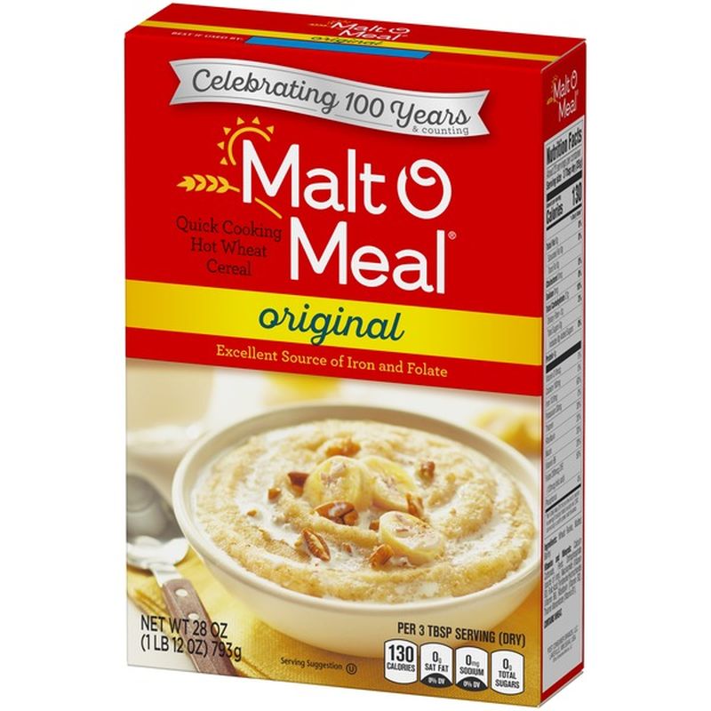 Malt O Meal Original Quick Cooking Hot Wheat Cereal 28 Oz Instacart