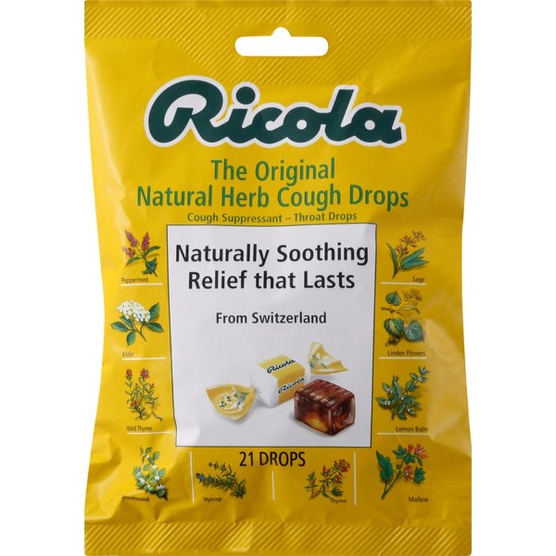 Ricola The Original Natural Herb Cough Drops (21 ct) Instacart