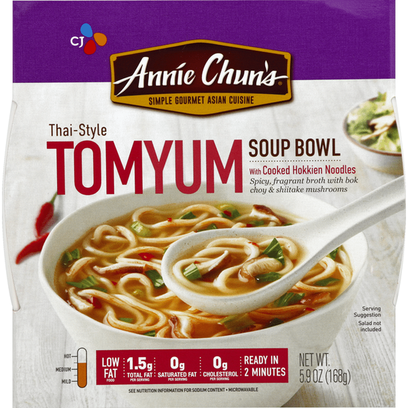 Annie Chuns Soup Bowl, Tomyum, ThaiStyle, Medium (5.9 oz) Instacart