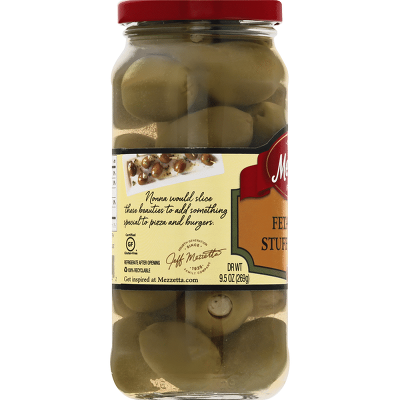 Mezzetta Olives, Feta Cheese Stuffed (9.5 oz) from Safeway Instacart