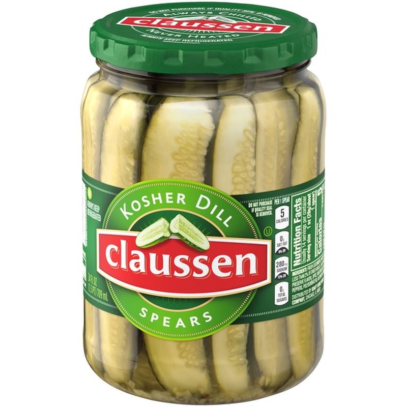 Claussen Kosher DeliStyle Pickle Spears (24 fl oz) from Mollie Stone's