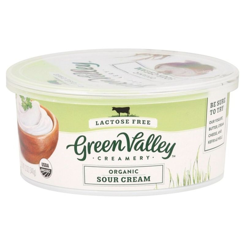 Green Valley Creamery Lactose Free Organic Sour Cream (12 oz) from HE