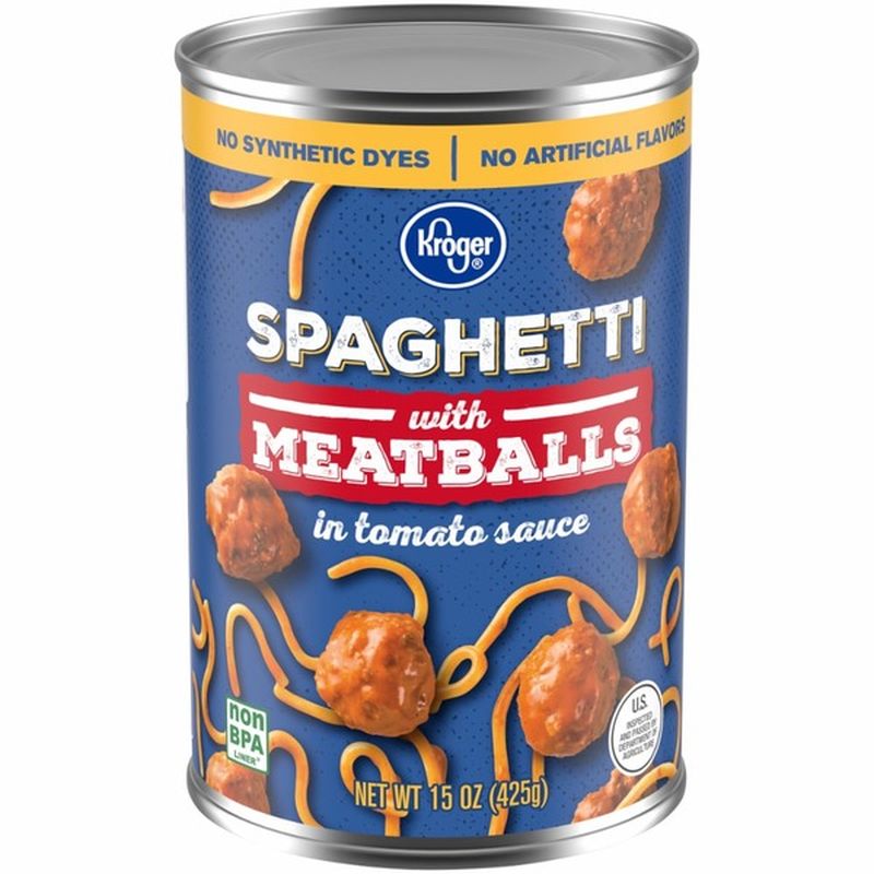 Kroger Spaghetti With Meatballs In Tomato Sauce