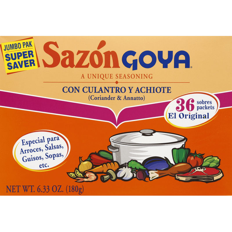 Goya Sazón Seasoning With Coriander And Annatto 6 33 Oz Instacart