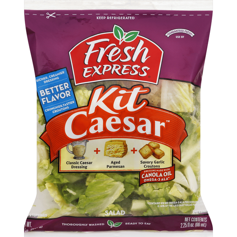 Fresh Express Salad Kit Caesar 97 Oz Bag Instacart