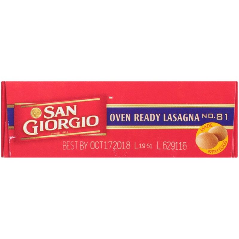 San Oven Ready Lasagna (8 oz) from Giant Food Instacart