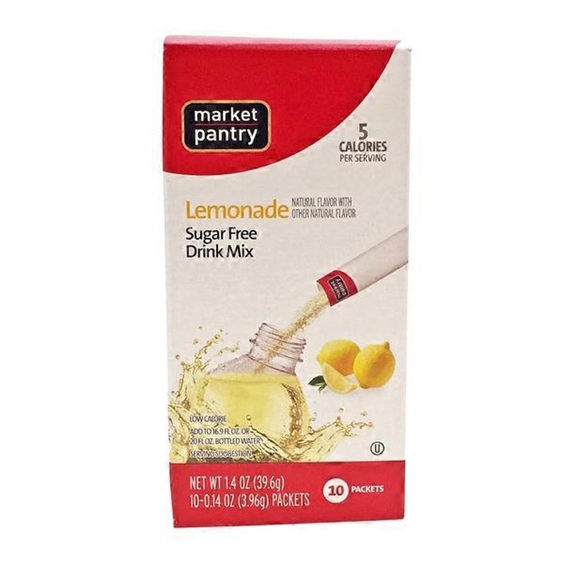 Market Pantry SUGAR FREE Drink Mix, Lemonade (1.4 oz) Instacart