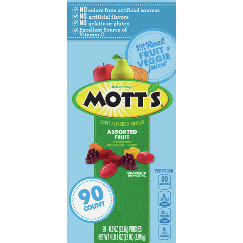 Mott's Fruit Flavored Snacks, Assorted Fruit (90 each) from Smart