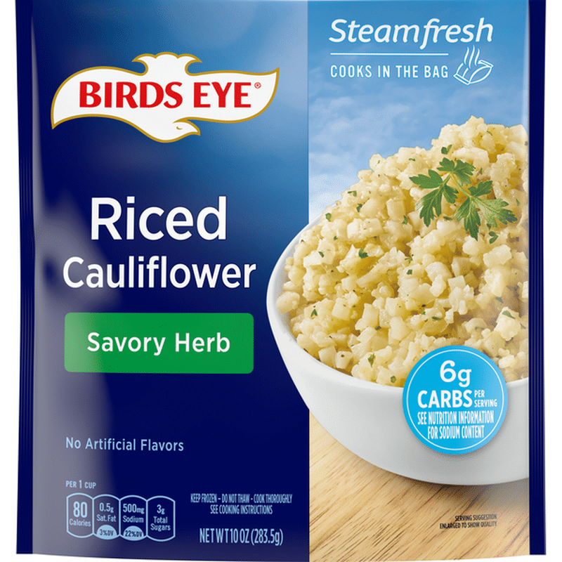 Birds Eye Cauliflower, Riced, Savory Herb (10 oz) Instacart