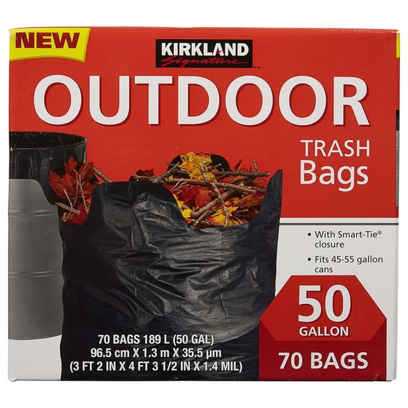 outdoor trash bags