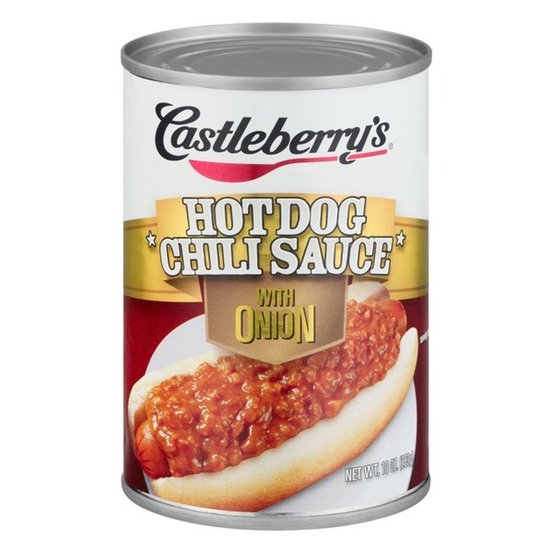 Castleberry's Hot Dog Chili Sauce With Onion (10 oz) Instacart