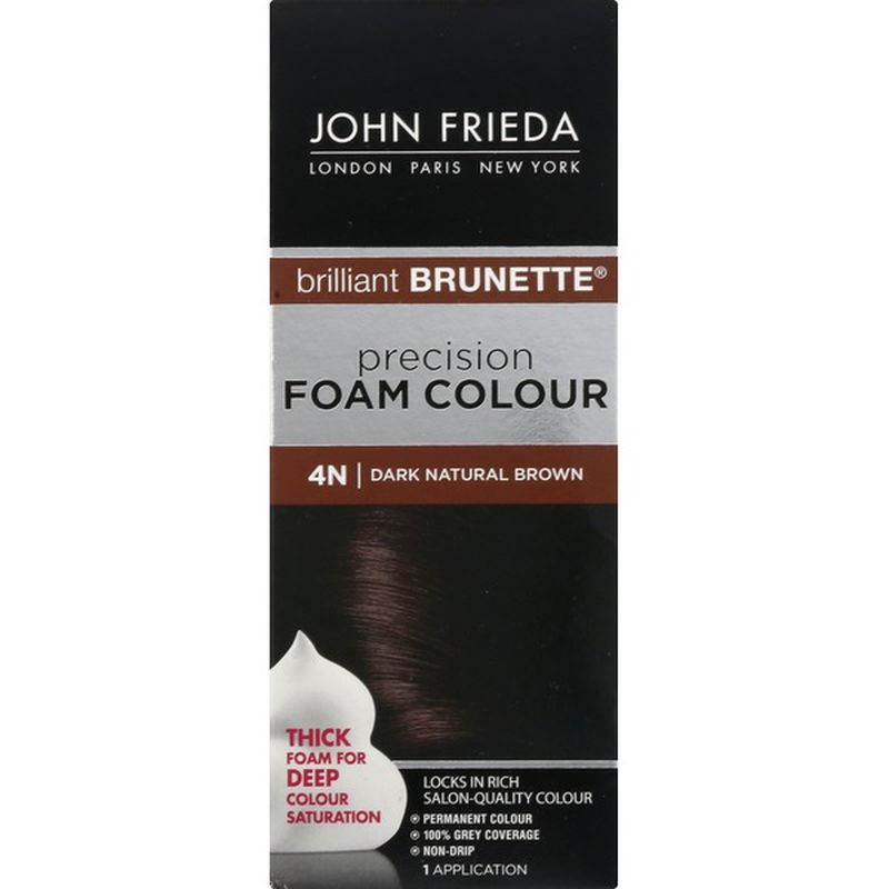 John Frieda Foam Color, Precision, Dark Natural Brown 4N (each) from