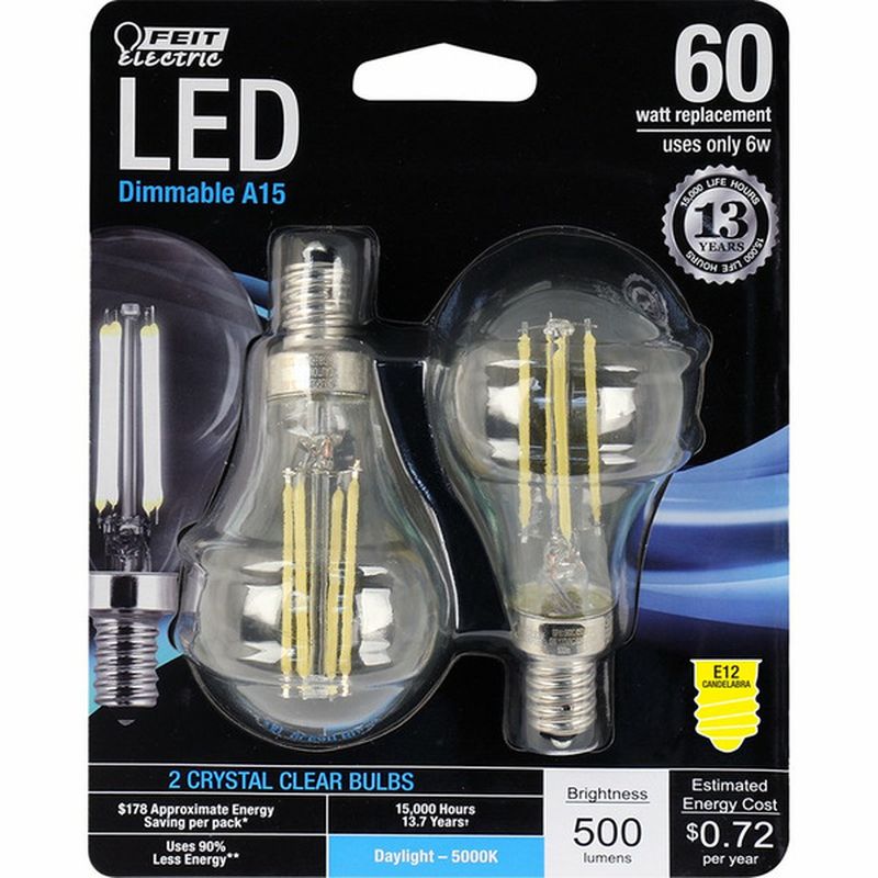 Feit Electric A15 60 Watt Daylight Fan Led Light Bulb