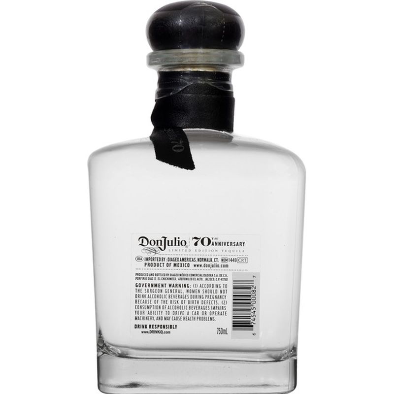 Don Julio 70 Cristalino Tequila (750 ml) Instacart