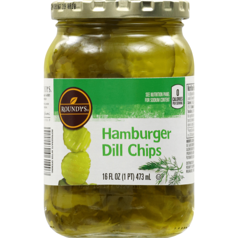 Roundy's Hamburger Dill Chips (16 oz) Instacart