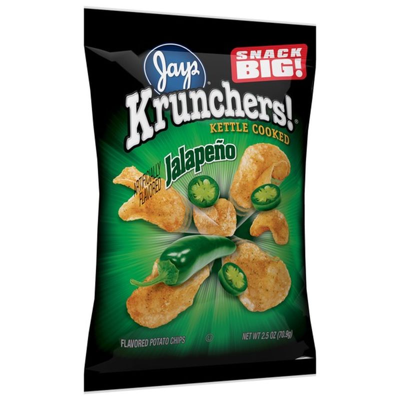Krunchers® Jalapeño Flavored Potato Chips (2.5 oz) Instacart