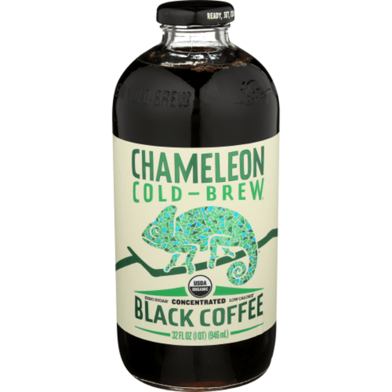 Chameleon Organic Cold Brew Concentrate Black Coffee (32 fl oz) Instacart