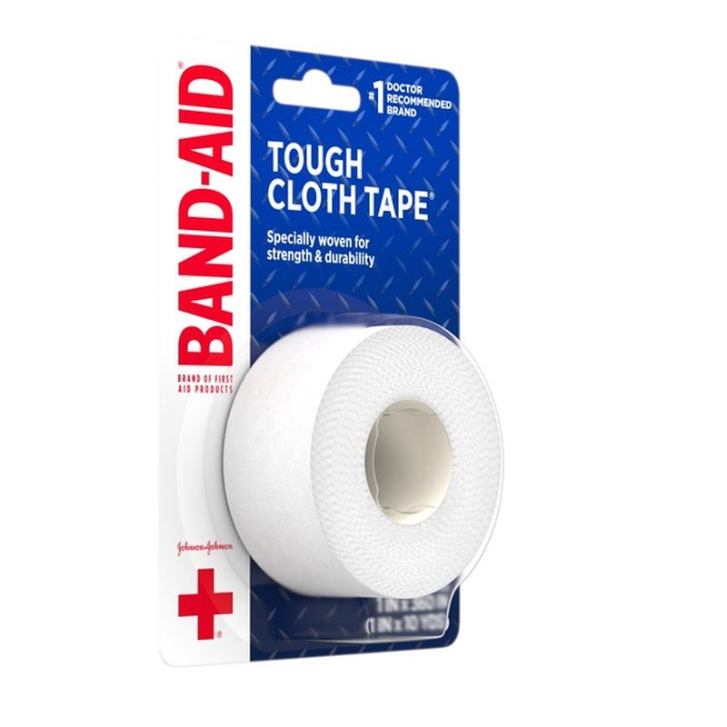 BandAid Brand Of First Aid Products Tough Cloth Tape, All Purpose (10