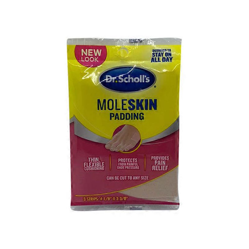 Dr. Scholl's Moleskin Plus Strips (3 ct) Instacart