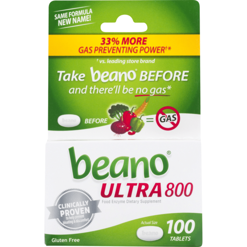 Beano Food Enzyme, Tablets (100 each) Instacart