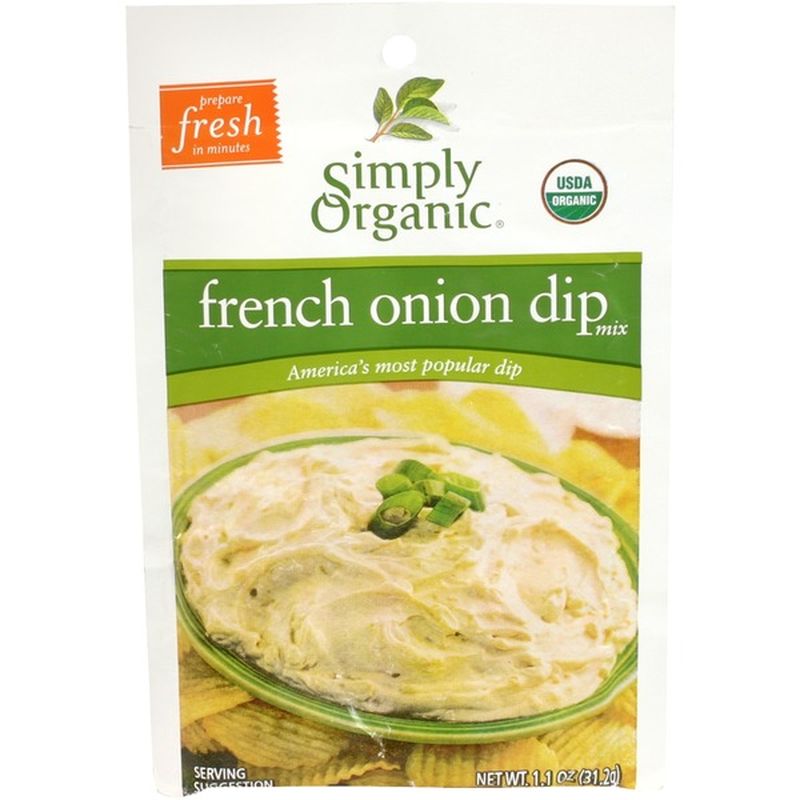 Simply Organic French Onion Dip, Mix (12 each) from Giant Food Instacart