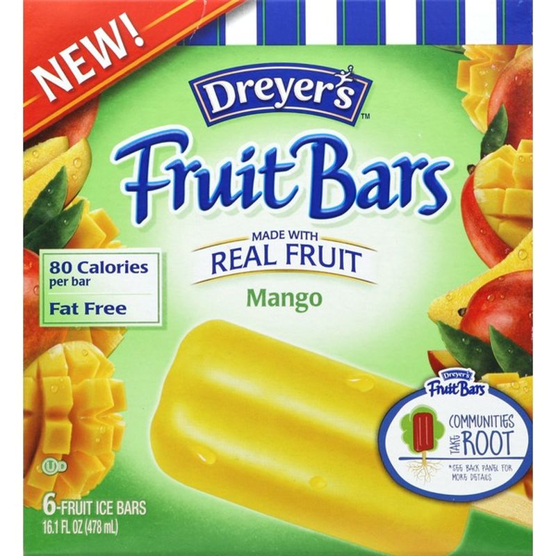 Outshine Mango Fruit Ice Bars (6 ct) from Market Basket Instacart