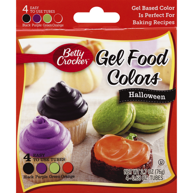 Betty Crocker Gel Food Color Mixing Chart