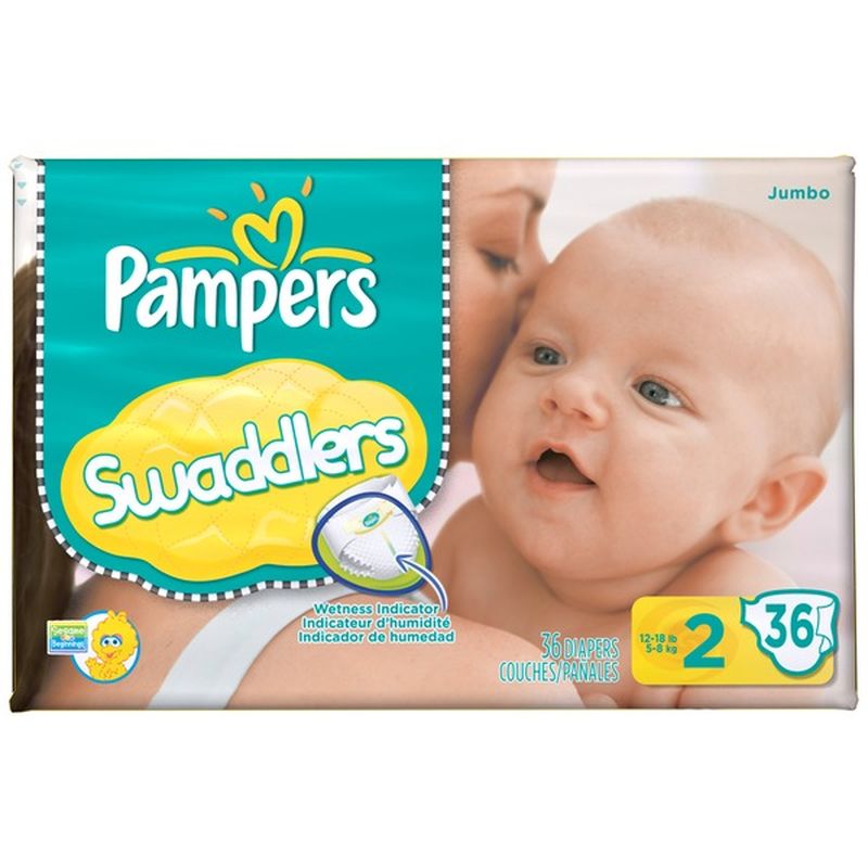 pampers jumbo pack size 2