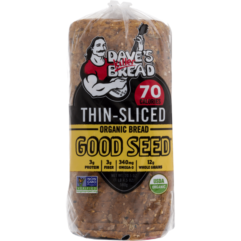 Dave's Killer Bread Good Seed Thin-Sliced Organic Bread (20.5 Oz ...