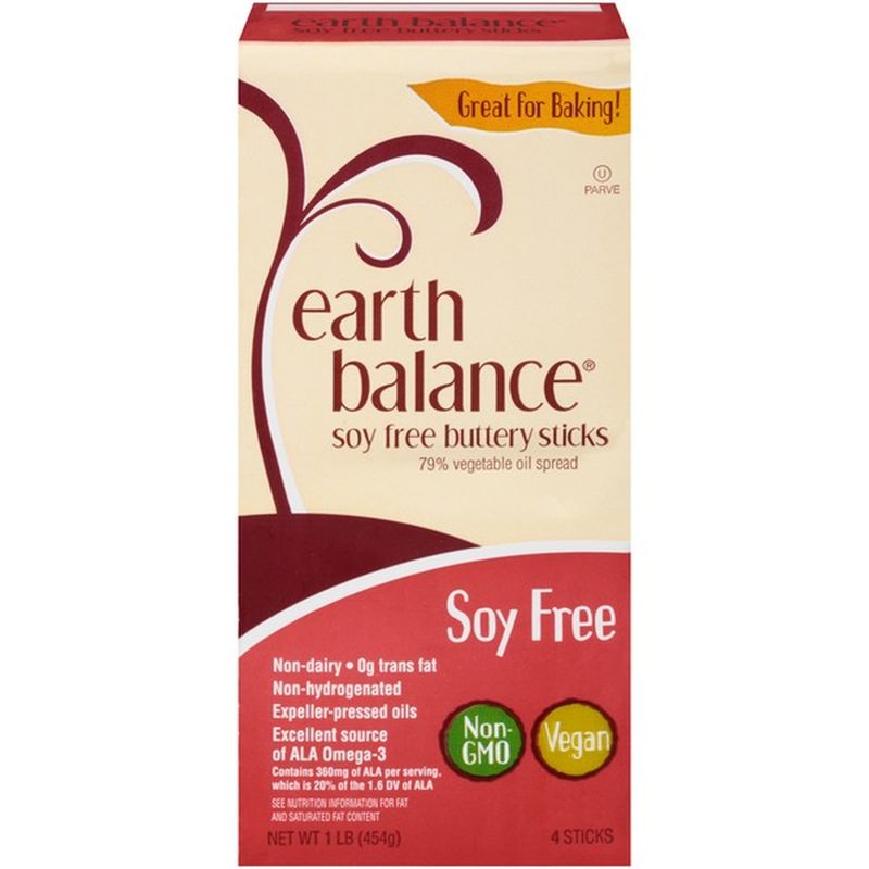 Earth Balance Soy Free Sticks Buttery (1 lb) - Instacart