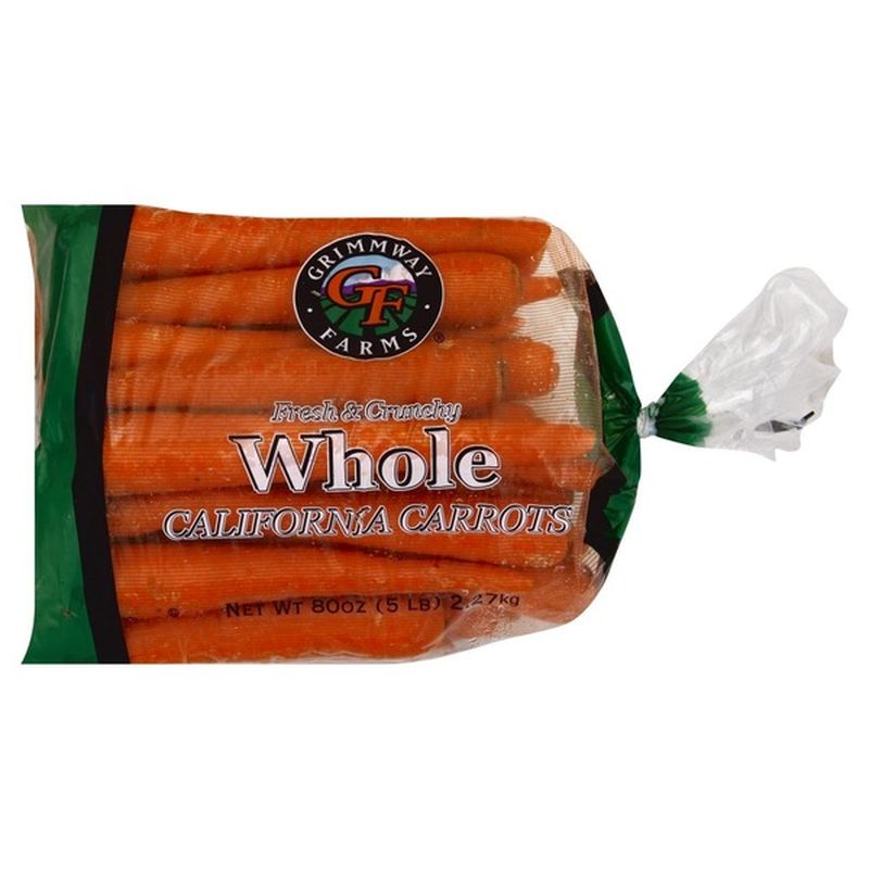 Fresh & Crunchy Whole California Carrots (5 lb bag) Instacart